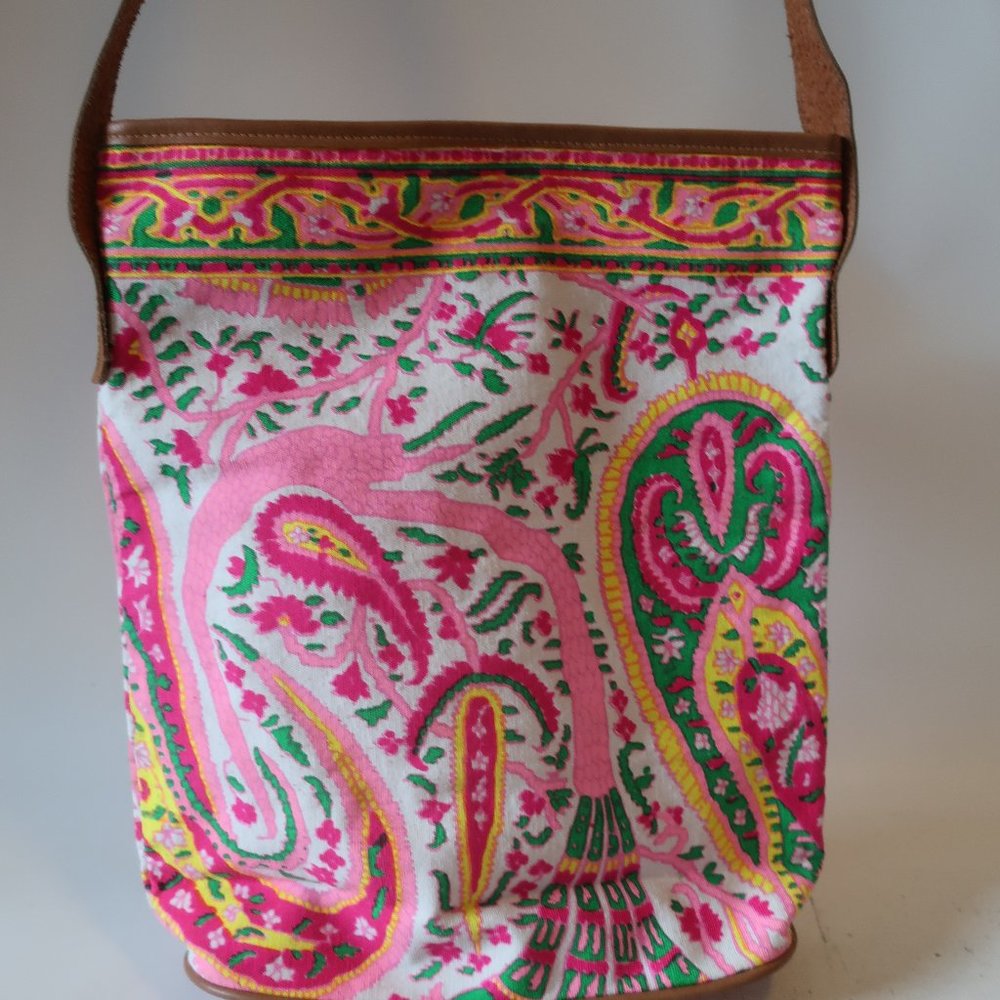 Roberta Roller Rabbit Pink Pasiley Crossbody Bag * - image 2